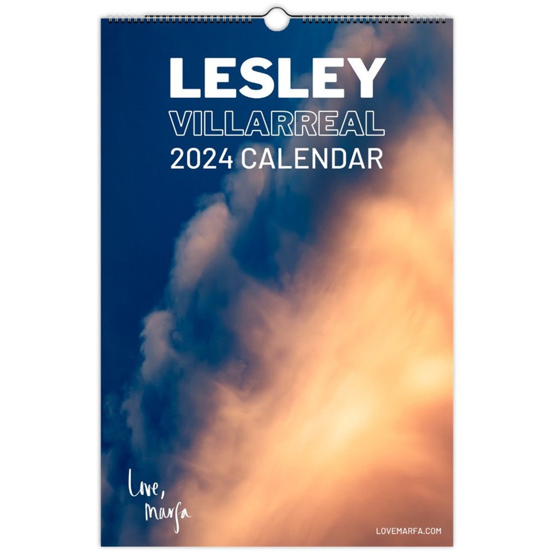 Marfa Landscape 2024 Wall Calendar West Texas Calendar Texas Etsy