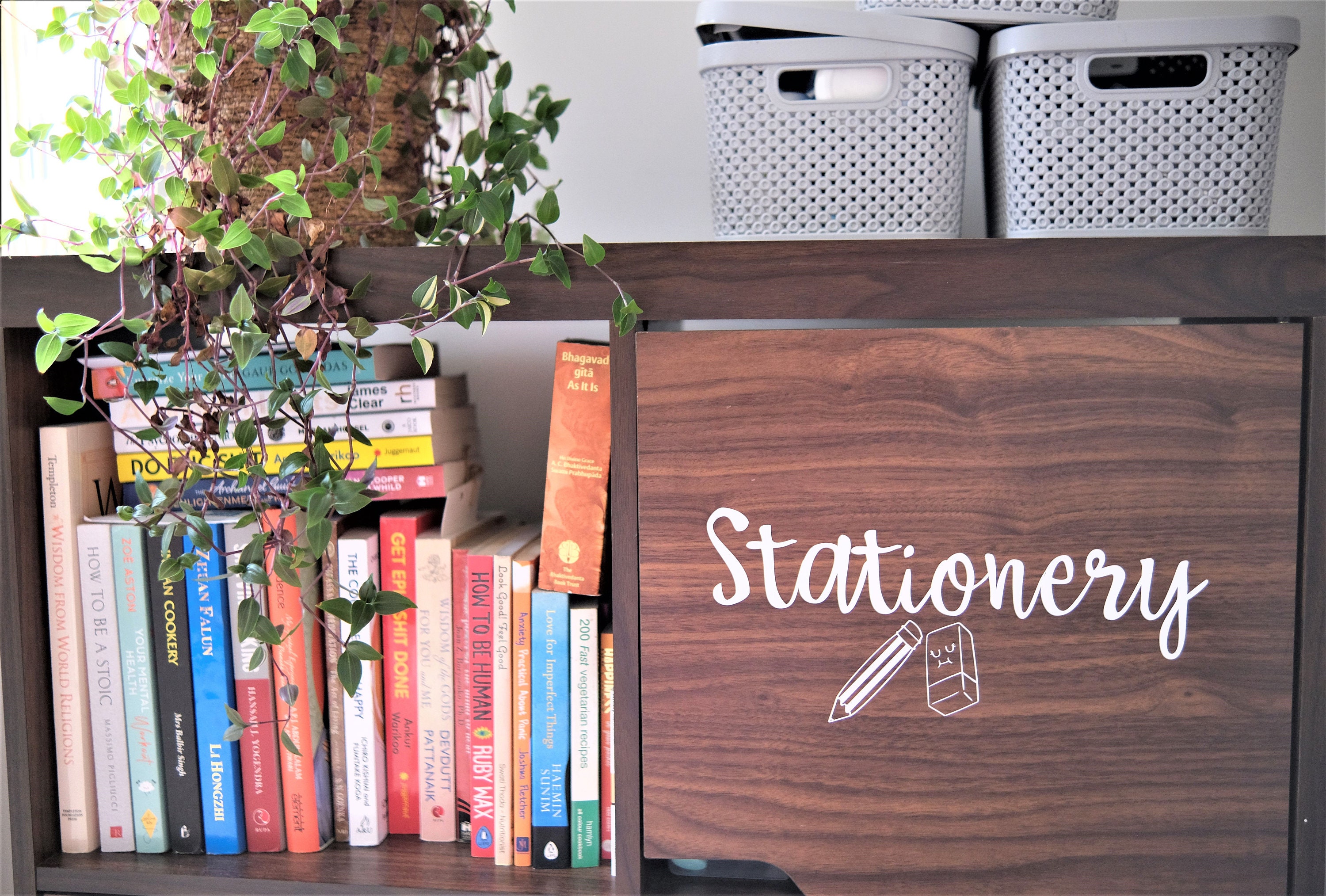 Bookshelf Labels Decals Stationery Label Diaries Label Etsy UK