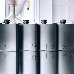 Personalised Birthday Gift Fathers Day, Groomsmen Best Man Wedding Hip Flask 6oz Personalised Hip Flask Custom 6ozHipflask Wedding Gift Idea