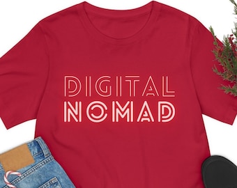 Digital Nomad Graphic Tee | Unisex Jersey Short Sleeve