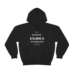 EXODUS | Travel | Hoodie | Unisex Heavy Blend Hooded Sweatshirt | Moving Abroad | Exodus Sweatshirt | Sabbatical