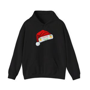 Holiday | Travel | Hoodie | Unisex | Heavy Blend™ | Hooded Sweatshirt | Vacation | Santa Hat | Christmas