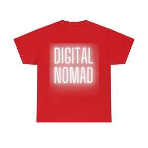 Digital Nomad | Nomad | Unisex Heavy Cotton Tee | Sabbatical | Travel | Global Traveler | Remote image 8