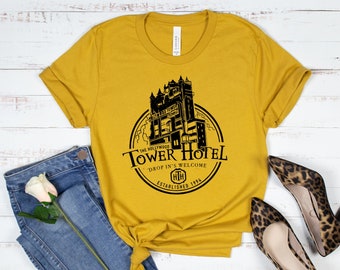 Tower Of Terror Shirt Disney World Vacation T Shirt, Hollywood Studios Disney World, The Twilight Zone, Customize colors and design
