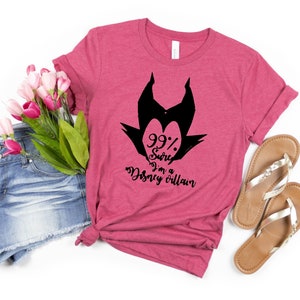 Maleficent Disney Villain Disney World Vacation Shirt, Disney Princess Shirt, Disneyland Shirt, Customize colors and design image 1