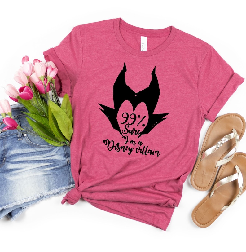 Maleficent Disney Villain Disney World Vacation Shirt, Disney Princess Shirt, Disneyland Shirt, Customize colors and design image 1