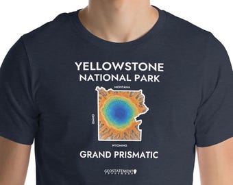 Yellowstone Grand Prismatic Shirt | Tri-State Wyoming Tee | National Park Gift