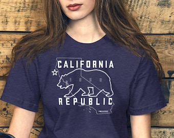 カリフォルニア共和国1850年Tシャツ