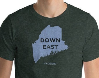 Maine Shirt | Down East Maine Tee | Pine Tree State Gift