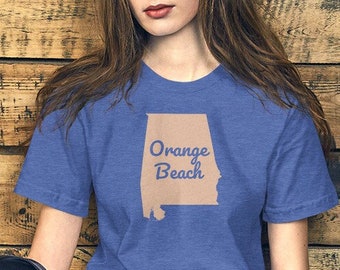 Orange Beach Alabama Shirt | Vintage Golfküsten-T-Shirt | Geschenkidee für den Strandurlaub