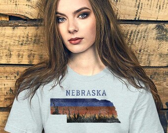 Nebraska Shirt | Cornhusker State Vintage Tee | Open Fields Gift