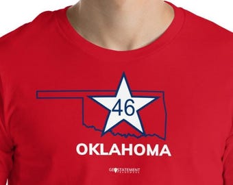 Oklahoma Shirt | Oklahoma 46 Statehood Tee | Sooner State Gift