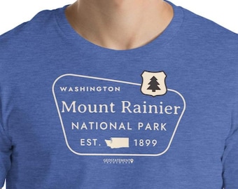Mount Rainier National Park Shirt | State of Washington Gift