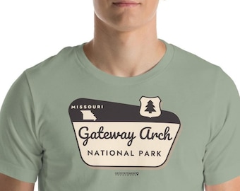 Gateway Arch Shirt | St. Louis Missouri Tee | National Park Gift
