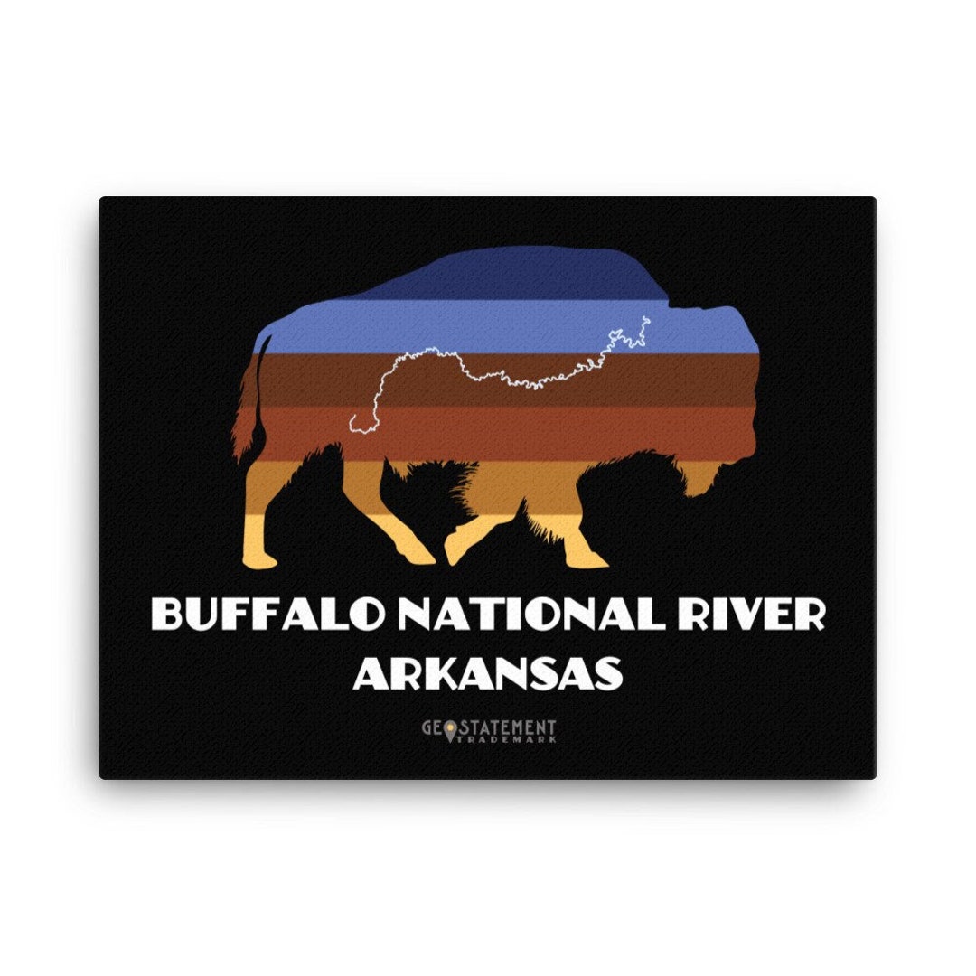 Arkansas Buffalo National River Canvas Arkansas Wall Art Etsy