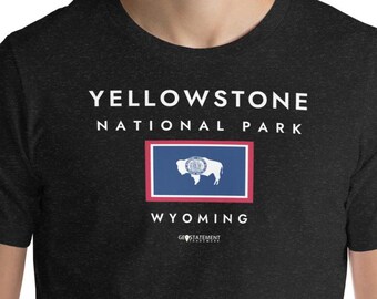 Yellowstone National Park Shirt | Wyoming Vintage Tee | Old Faithful Gift