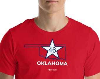Oklahoma 1911 Flagge Shirt für Sie und Ihn: Oklahoma 46