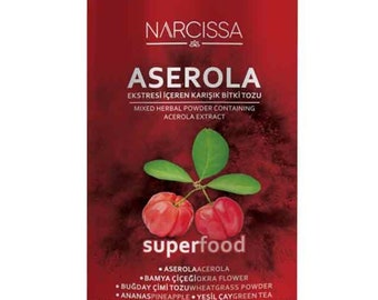 Gemischtes Kräuterpulver mit Narzissen-Acerola-Extrakt - Fatburner 30 Tage, gesunder Tee