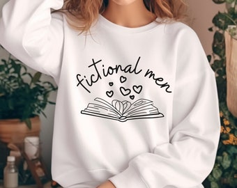 bookish fictional men book boyfriend Spicy romance Bookish Petra PalernoUnisex Heavy Blend Crewneck Sweatshirt