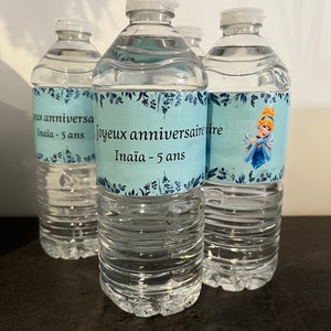 Etiquette bouteille d'eau x10