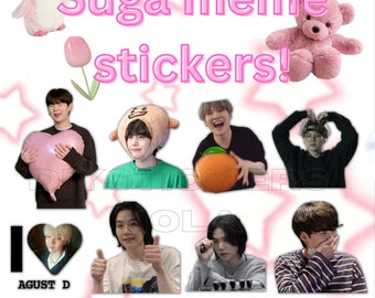 Suga Meme Stickers! | SUGA BTS Stickers | BTS Stickers