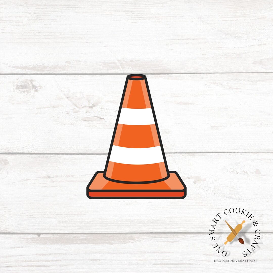 Traffic Cone Cookie Cutter/construction Cookie Cutter Etsy