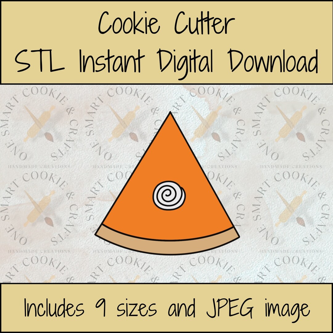 Pie Cookie Cutter STL File/pie Cookie Cutter/thanksgiving Cookie Cutter