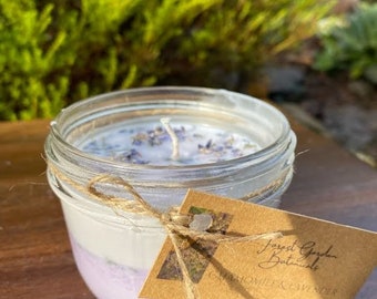8 oz - chamomile with lavender soy candle