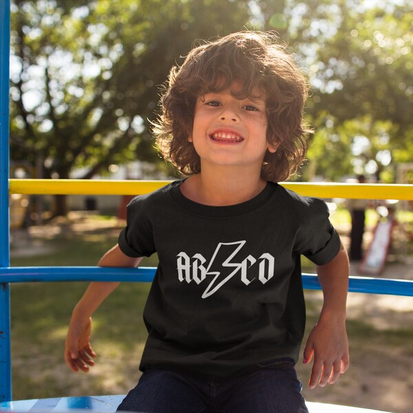 Abcd Toddler Shirt - Etsy