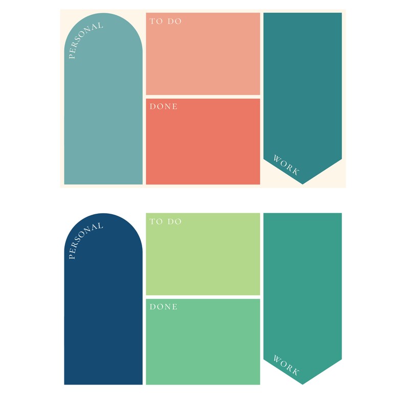 COMPUTER WALLPAPER ORGANIZER 4 Color Wallpaper Organizer Etsy