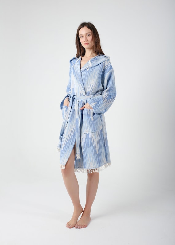 knee length dresses for ladies Silky Soft Boho Chic Kimono for Women | Long Lightweight Dressing Gown | Breathable Flowy Loungewear | Beach Cover Up main image 1