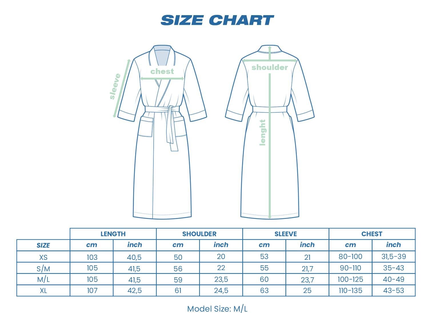 Personalized Aqua Blue Ethnic Pattern Lightweight Turkish Cotton Robe ...