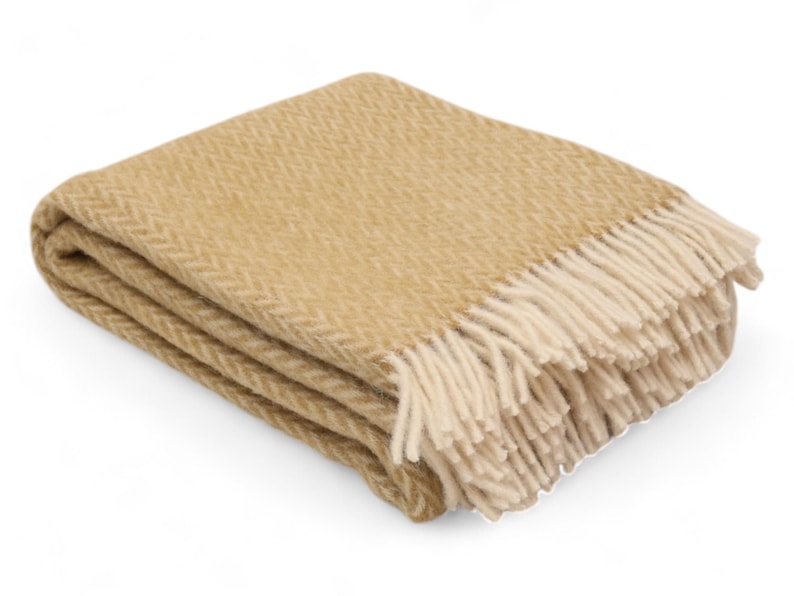 SultansGem Wool Throw Blanket - Thumbnail 2