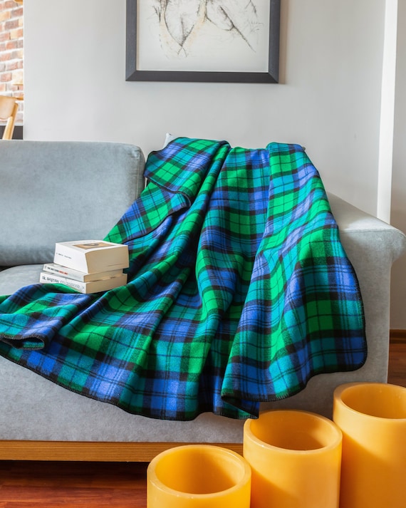 Tartan Plaid Throw Blanket TV Blanket Porch Blanket Cozy Blanket Couch Wool Throw Blanket Sofa Throw Blanket Warm Scarf Shawl Blanket Etsy Canada