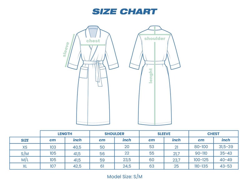 Personalized Light Blue Ethnic Pattern Lightweight Turkish Cotton Robe ...