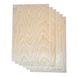 6mm Baltic Birch Plywood Sheets/ Plywood panels for Laser/ CNC/ woodworking/ Crafts/ Glowforge ready material