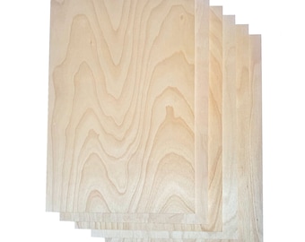 6mm Baltic Birch Plywood Sheets/ Plywood panels for Laser/ CNC/ woodworking/ Crafts/ Glowforge ready material