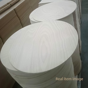 Baltic Birch wood circles 18”, 6mm 1/4&quot; thick/ unfinished wood rounds for crafts and signs, wood plaques, plywood blank