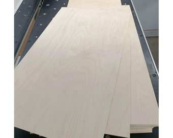 Glowforge size 1/8" 3mm Baltic Birch plywood/CNC Laser Woodworking Supplies / Sanded both side / Natural / Unfinished/20 pcs