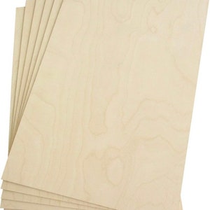 1/8" Premium Baltic Birch plywood 19.5x11.5" Glowforge ready/ CNC plywood supply for crafts laser cutting