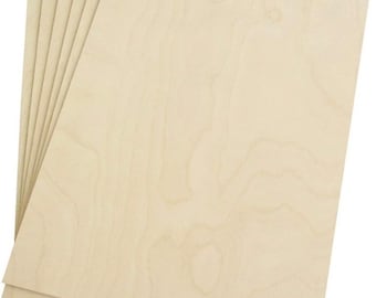 1/8" Premium Baltic Birch plywood 19.5x11.5" Glowforge ready/ CNC plywood supply for crafts laser cutting