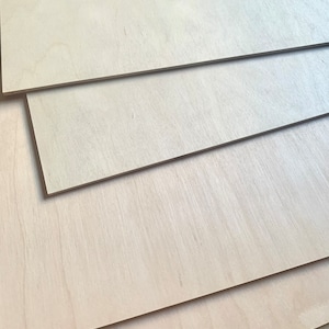 1/8" Baltic Birch plywood 19.5x11.5" Glowforge ready/ CNC plywood supply
