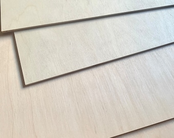1/8" Baltic Birch plywood 19.5x11.5" Glowforge ready/ CNC plywood supply