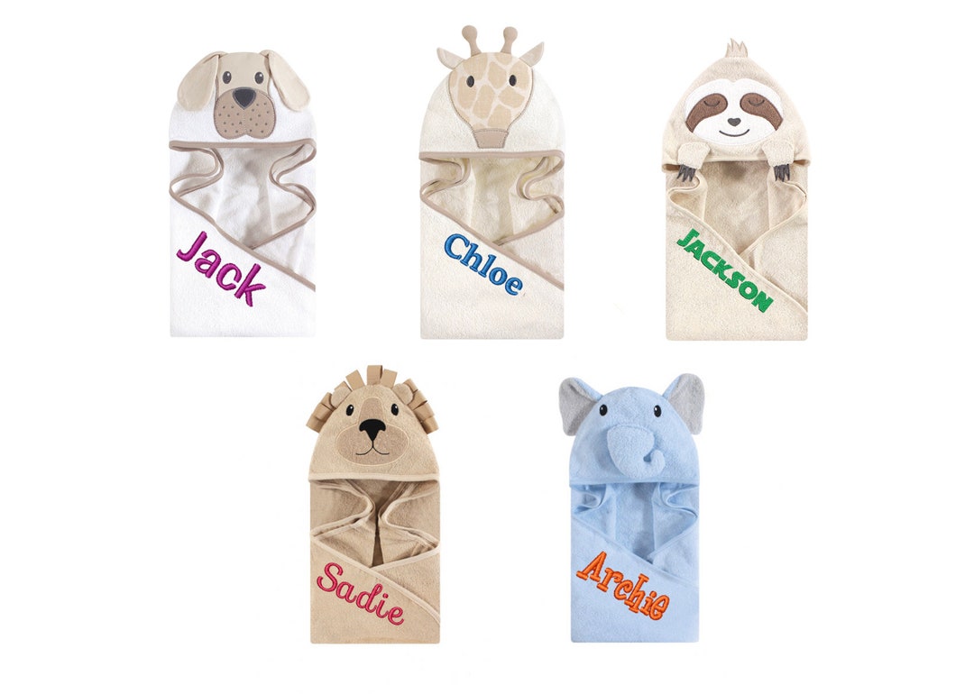 Custom Baby Hooded Towel | Baby Shower Gift | Baby Girl Bath Towel ...