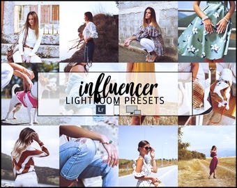 Influencer Lightroom Presets, Mobile & Desktop Photo Filters