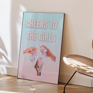 Feminine Wandkunst, ermächtigendes Zitat für Frauen, Mädchen-Nachtdekor, Junggesellinnenabschiedsgeschenk