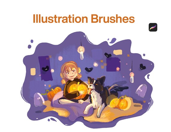 10 Illustration Brushes Procreate | Procreate Illustration Brushes, procreate brushes, ink brushes, paint brushes, texture brushes, pencil