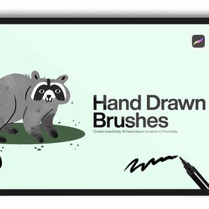 10 Hand Draw Brushes Procreate | Procreate brushes, Procreate drawing brush, Procreate pattern brushes, Procreate Brush set