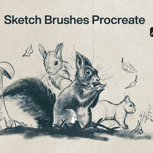 10 個のスケッチ ブラシ Procreate |ペン木炭ブラシ、スケッチ ブラシセット Procreate、スケッチ ブラシ、ハッチング、描画