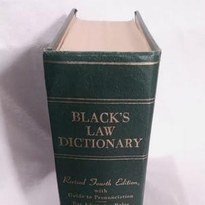 Blacks Law Dictionary 4th Edition